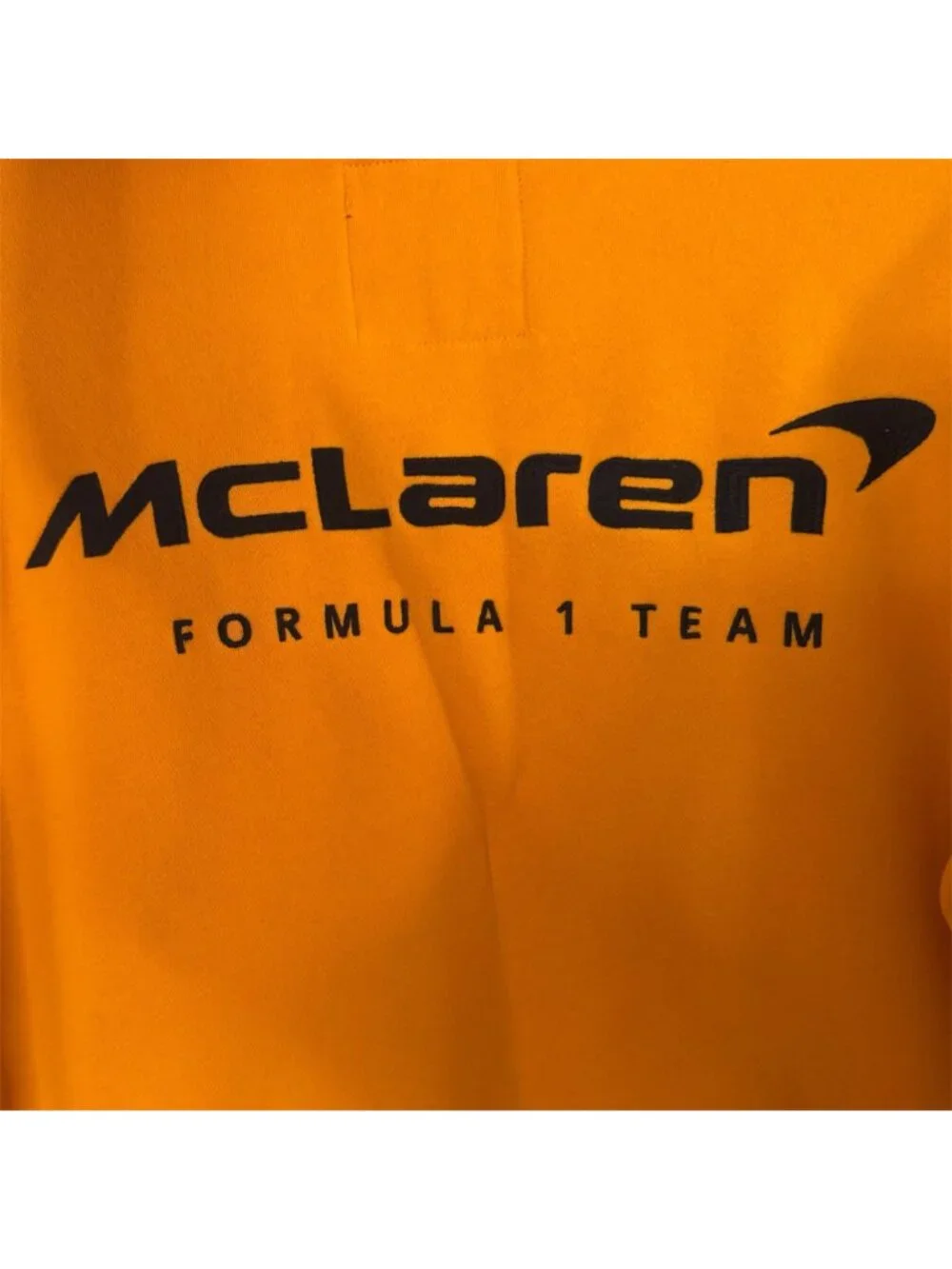 McLaren Formula 1 Team Hoodie Orange Extra Small Embroidered Racing Pullover - Picture 7 of 13